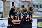 Helsinki Volley tuulettaa voittoa LP-Vampulasta.